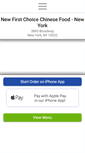 Mobile Screenshot of firstchoicechinese.com